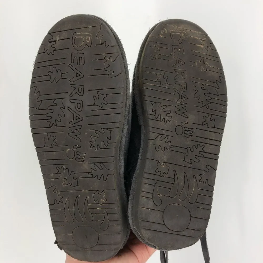 BearPaw gray suede